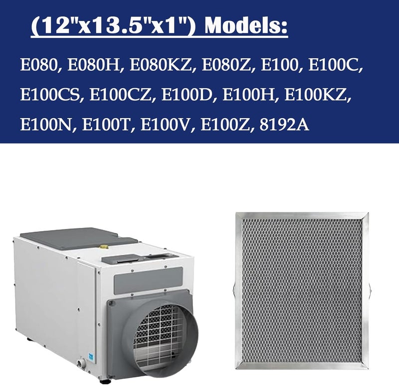 DAODEFUL 5881 Filter for AprilAire E080 MERV 8 Dehumidifier Filter Compatible with E100 Pro or Dehumidifying Ventilator 8192A (12''x13.5''x1'') Whole-Home Dehumidifier Used for Basement, Whole House - 2 Pack - Image 2